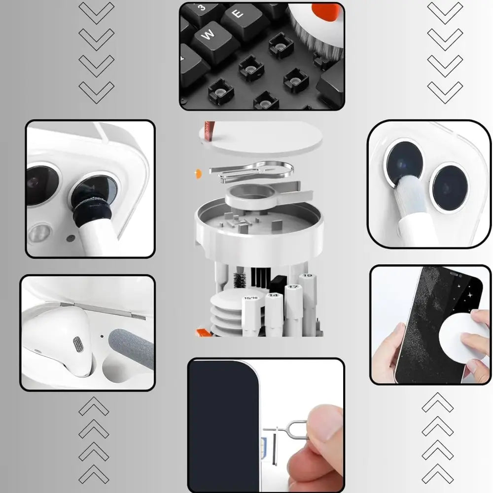 20-in-1 Electronics Cleaning Kit for Laptop Keyboard Phone Screen AirPods & Camera