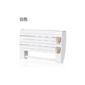 4-In-1 Kitchen Roll Holder Dispenser Kitchen Foil Film Wrap Tissue Paper 4 IN 1 Kitchen Roll Holder Dispenser - White