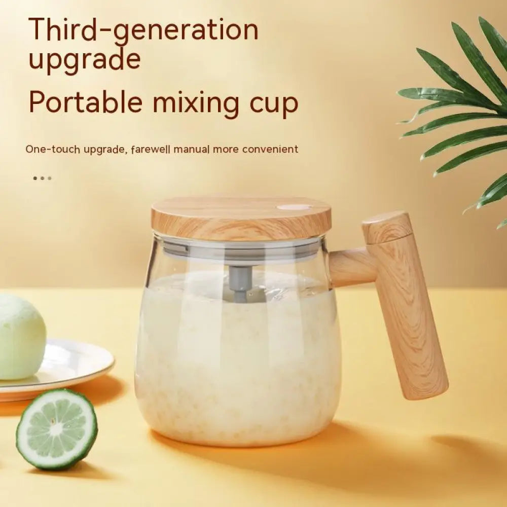 400ML Self Stirring Coffee Mug Electric Mixing Glass Coffee CupHigh Speed Fast Automatic Coffee Cup For Gyms Dining