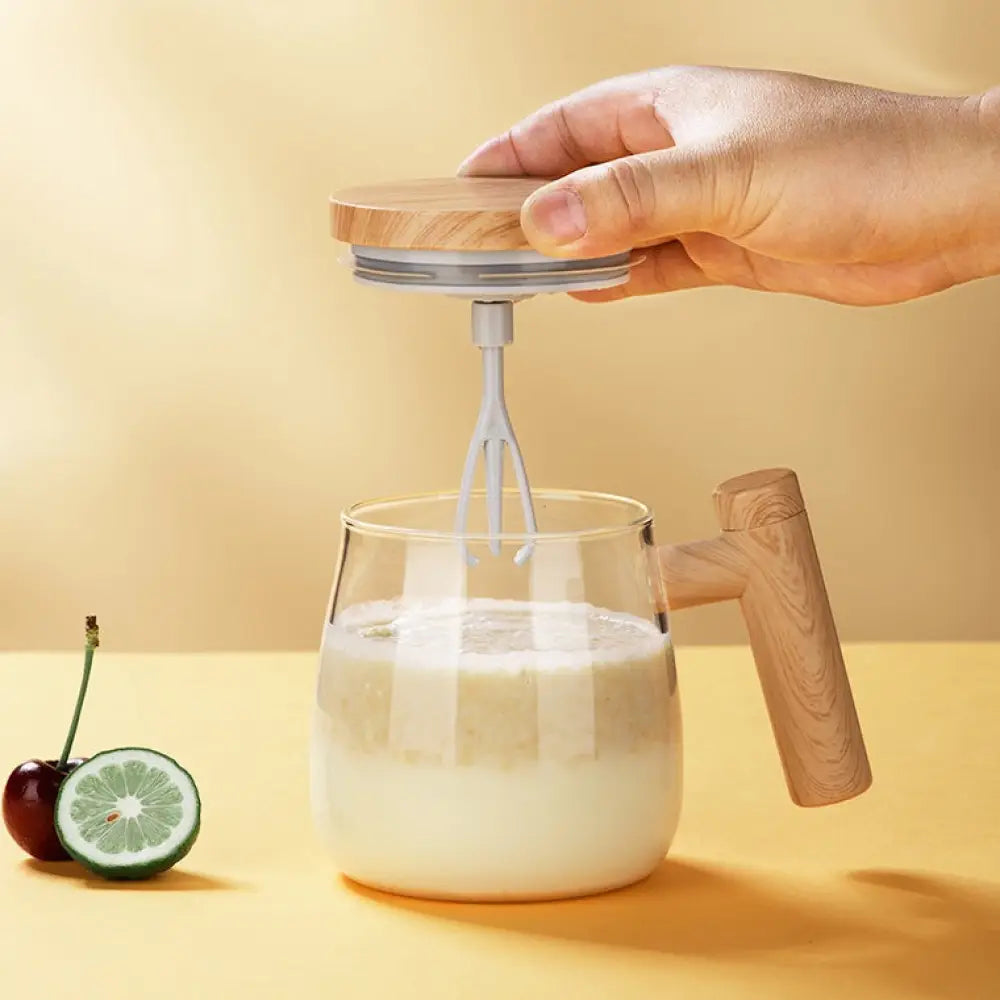 400ML Self Stirring Coffee Mug Electric Mixing Glass Coffee CupHigh Speed Fast Automatic Coffee Cup For Gyms Dining