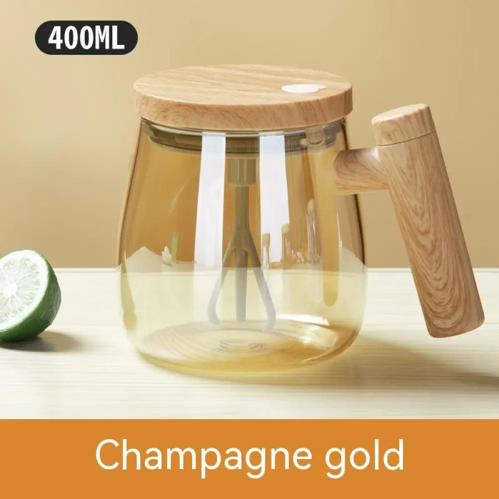 400ML Self Stirring Coffee Mug Electric Mixing Glass Coffee CupHigh Speed Fast Automatic Coffee Cup For Gyms Dining