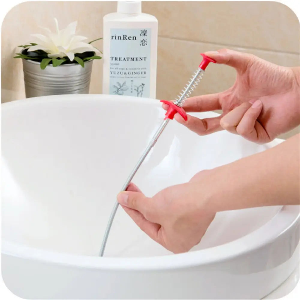 60CM Sewer Dredger Spring Pipe Dredging Tool Household Hair Cleaner Drain Clog Remover Cleaning Tools Household For