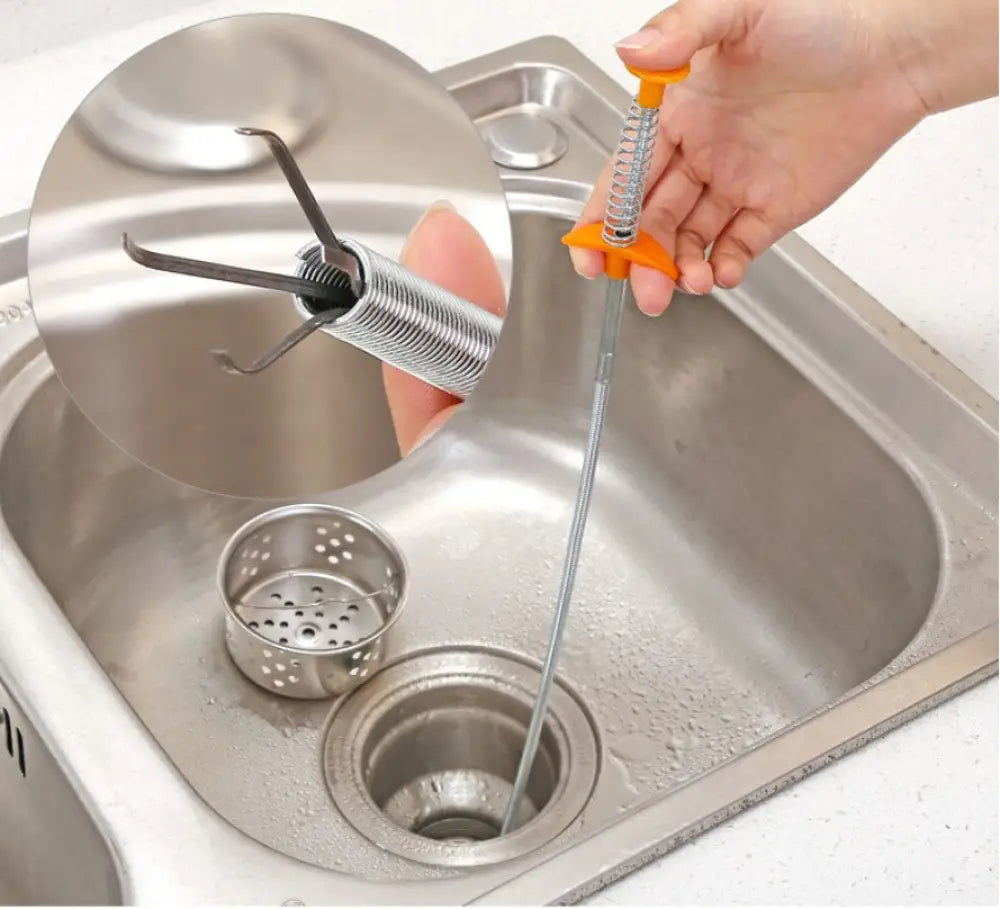 60CM Sewer Dredger Spring Pipe Dredging Tool Household Hair Cleaner Drain Clog Remover Cleaning Tools Household For