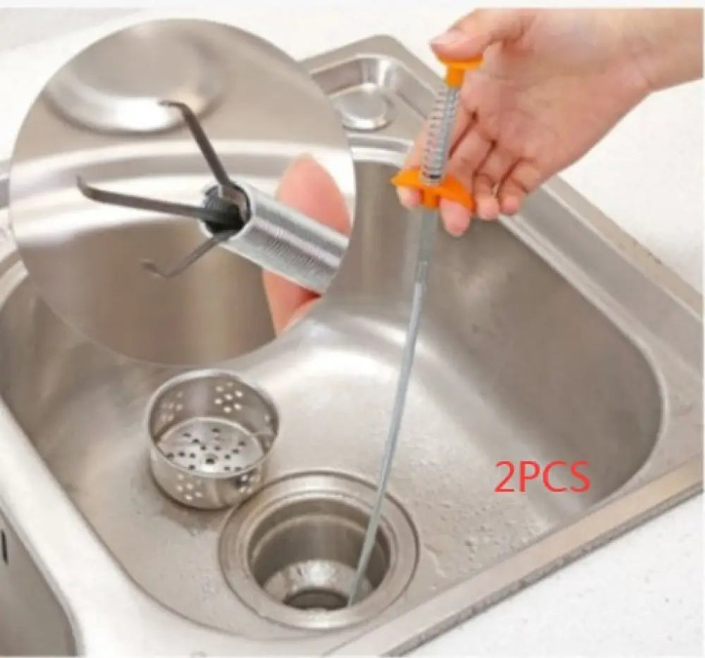 60CM Sewer Dredger Spring Pipe Dredging Tool Household Hair Cleaner Drain Clog Remover Cleaning Tools Household For
