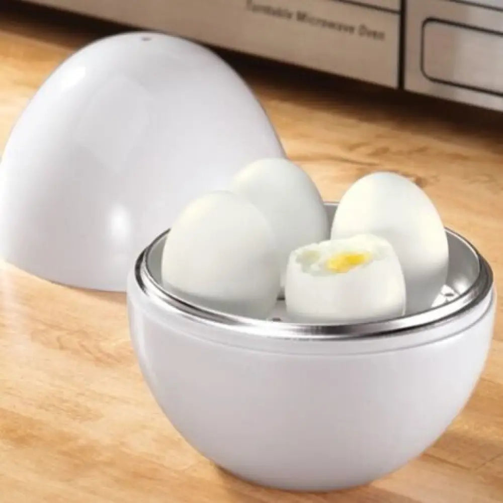 Capacity For 4 Eggs Microwave Egg Steamer Boiler Cooker Easy Quick 5 Minutes Hard Or Soft Boiled Kitchen Cooking Tools