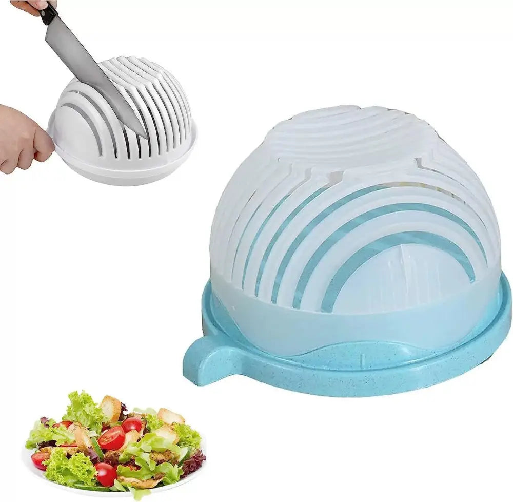 Creative Salad Cutter Fruit and Vegetable Cutter - Blue 2