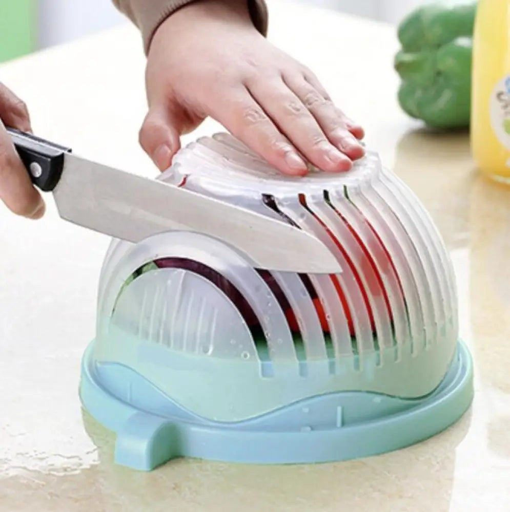 Creative Salad Cutter Fruit and Vegetable Cutter - Blue