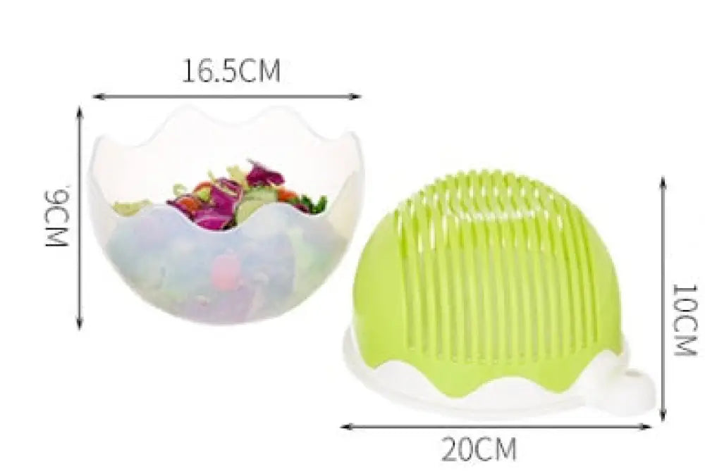 Creative Salad Cutter Fruit and Vegetable Cutter - Yellow big