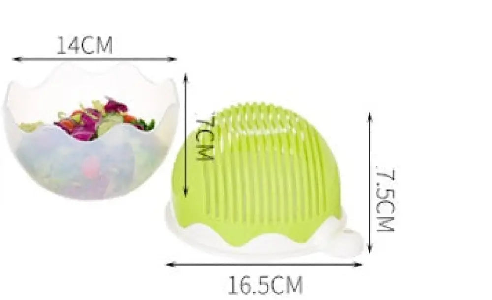 Creative Salad Cutter Fruit and Vegetable Cutter - Yellow small