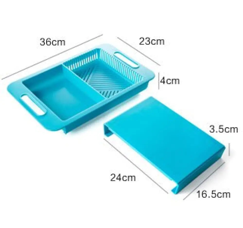 Multifunction Kitchen Chopping Blocks Sinks Drain Basket Cutting Board Vegetable Meat Tools Kitchen Accessories