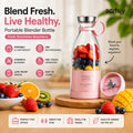 Portable USB Rechargeable Blender Bottle | Personal Smoothie & Juice Maker - Juicers